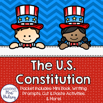 Preview of The U.S. Constitution: Mini-Book & Printables