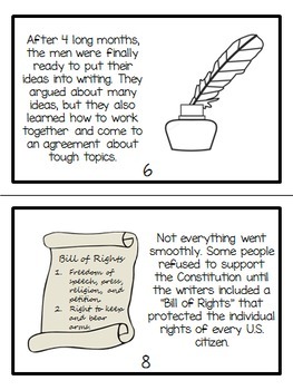 the us constitution mini book printables by hanging with mrs hulsey