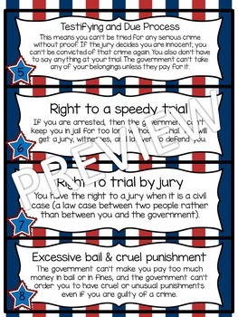 the us constitution mini book printables by hanging