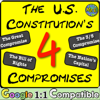 Preview of Constitutional Convention Compromises | Great Compromise, Bill of Rights, 3/5