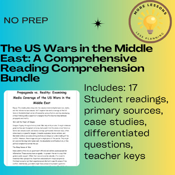 Preview of The US Wars in the Middle East: A Comprehensive Reading Comprehension Bundle