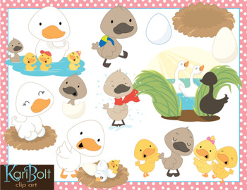 Preview of The Ugly Duckling Clip Art