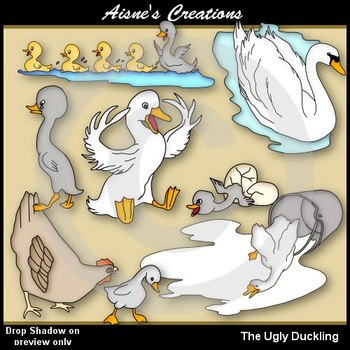 Preview of The Ugly Duckling Clipart