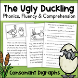 Ugly Duckling Digraph Decodable Book & Worksheets ck th ch
