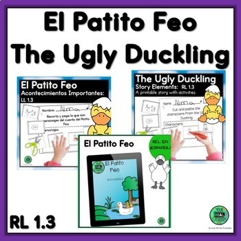 Preview of The Ugly Duckling: English and Spanish Bundle