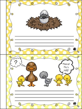 The Ugly Duckling - Story Retelling Worksheets by Nyla's Crafty Teaching