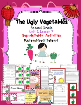 Preview of The Ugly Vegetables (Journeys Second Grade Unit 2 Lesson 7)