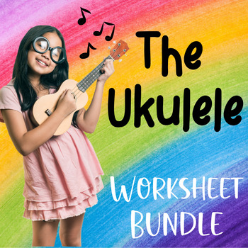 Preview of The Ukulele Worksheet & Posters Bundle