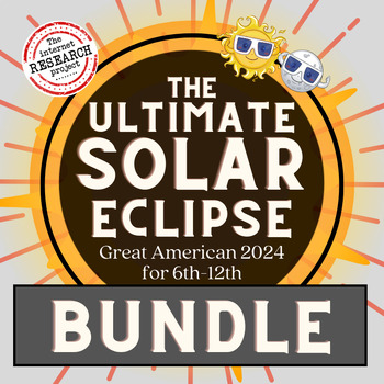 Preview of The Ultimate 2024 Great American Solar Eclipse Pack for Middle and High School