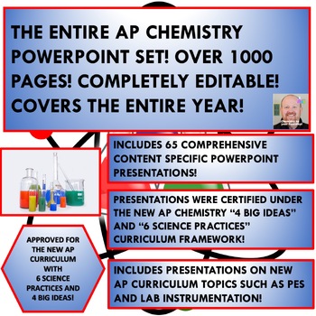Preview of THE ENTIRE AP CHEMISTRY POWERPOINT SET - FOR THE ENTIRE YEAR!