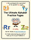 The Ultimate Alphabet Practice Pages 260 ABC Worksheets