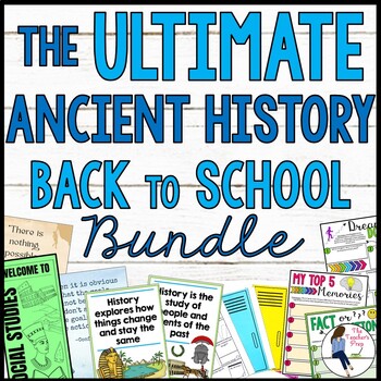 Preview of The Ultimate Ancient History Back to School Bundle