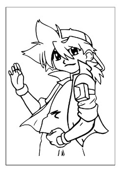 beyblade metal fury coloring pages