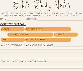 Preview of The Ultimate Bible Study Bundle