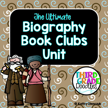 Preview of Biography Book Clubs Unit -- Grade 3 CCS