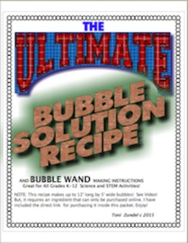 Preview of The Ultimate Bubble Solution Recipe!