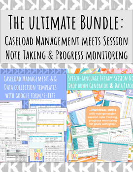 Preview of The Ultimate Bundle: Caseload Management Meets Session Notes & Data Tracking