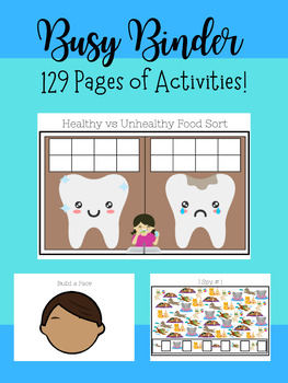 Preview of The ULTIMATE Busy Binder: 129 Pages of Hands-On Activities for Young Learners!