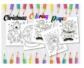 The Ultimate Christmas Coloring Book for Kids by Creativity Without Borders