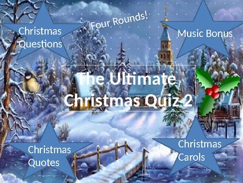Preview of The Ultimate Christmas Quiz 2