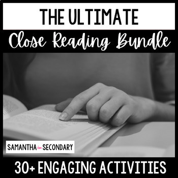 Preview of The Ultimate Close Reading Bundle