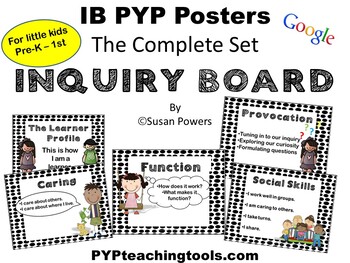 Preview of The Ultimate DIGITAL IB PYP Inquiry Bulletin Board Kit for Little Kids
