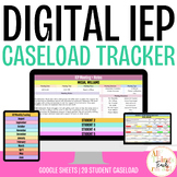 The Ultimate DIGITAL IEP Caseload Tracker + EDITABLE! (UPDATED)