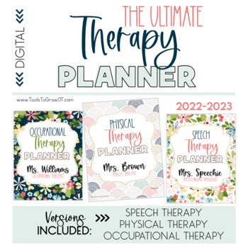 Preview of The Ultimate Digital Therapy Planner: 2022/2023 Version