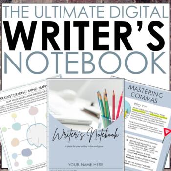 Preview of The Ultimate Digital Writer's Notebook for Middle School ELA