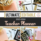 The Ultimate EDITABLE Teacher Planner, Binder, Organizer, 