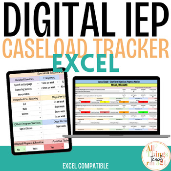 Preview of The Ultimate EXCEL IEP Caseload Tracker | Fully Editable (Microsoft Excel)