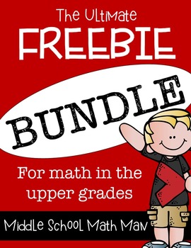 Preview of The Ultimate Freebie Bundle - Math in the Upper Grades