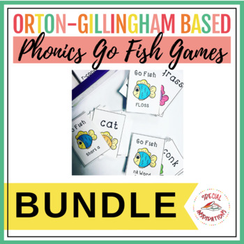 Preview of Orton-Gillingham Science of Reading Phonics Card Games Bundle