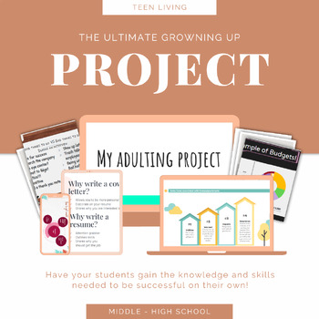 Preview of The Ultimate Growing up Project- Adult Project