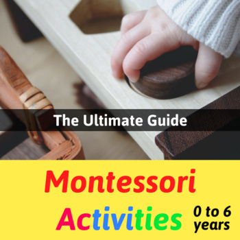 Preview of The Ultimate Guide of Montessori Activities For babies, toddlers, and preschoole