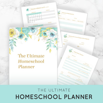 Preview of The Ultimate Homeschool Planner