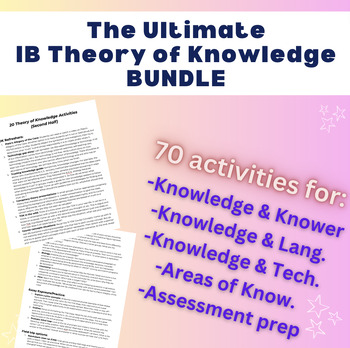 Preview of The Ultimate IB Theory of Knowledge Activities BUNDLE!!!