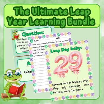 Preview of The Ultimate Leap Year Learning Bundle: Quiz, Flashcards & Writing Activities