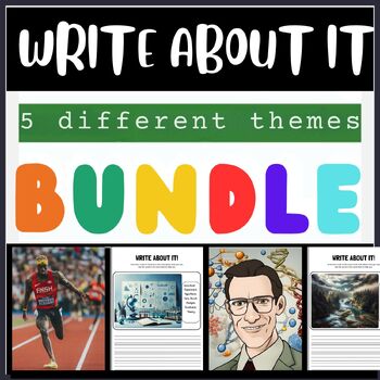 Preview of The Ultimate Learning Journey: Comprehensive Bundle of Themed Writing Worksheets