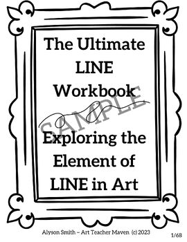 Preview of The Ultimate Line Workbook (1 of the 7 Elements of Art)