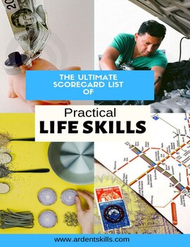Preview of The Ultimate Scorecard List of Practical Life Skills