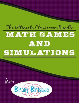 Preview of The Ultimate Math Games & Classroom Simulations Bundle with 2 FREE Math Products