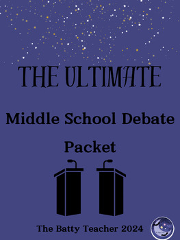 Preview of The Ultimate Middle School Debate Packet