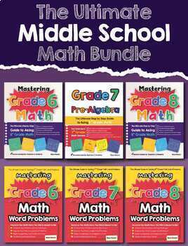 Preview of The Ultimate Middle School Math Bundle: Grades 6-8