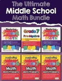 The Ultimate Middle School Math Bundle: Grades 6-8