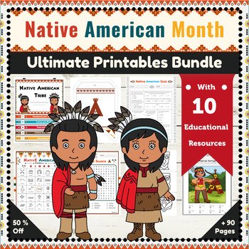 Preview of The Ultimate Native American Heritage Month Resources Bundle :