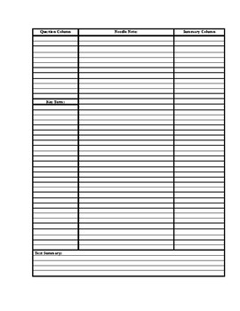 Preview of The Ultimate Note Taking Strategy. Help students learn, study, and be organized.