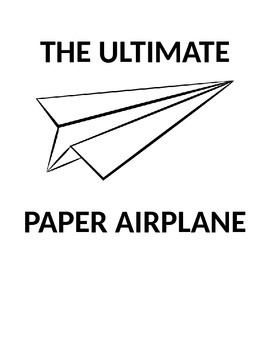 Preview of The Ultimate Paper Airplane Unit