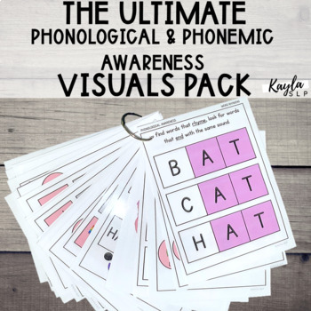 Preview of The Ultimate Phonological and Phonemic Awareness Visuals Pack
