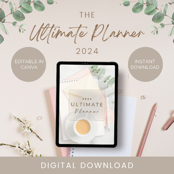 Preview of The Ultimate Planner 2024 - Teacherpreneur's Companion For Success